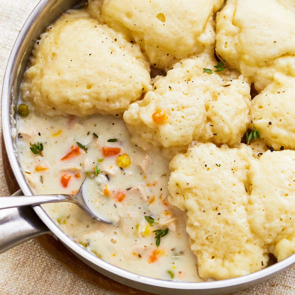 Ingredient Slow Cooker Chicken & Dumplings for Busy Weeknights